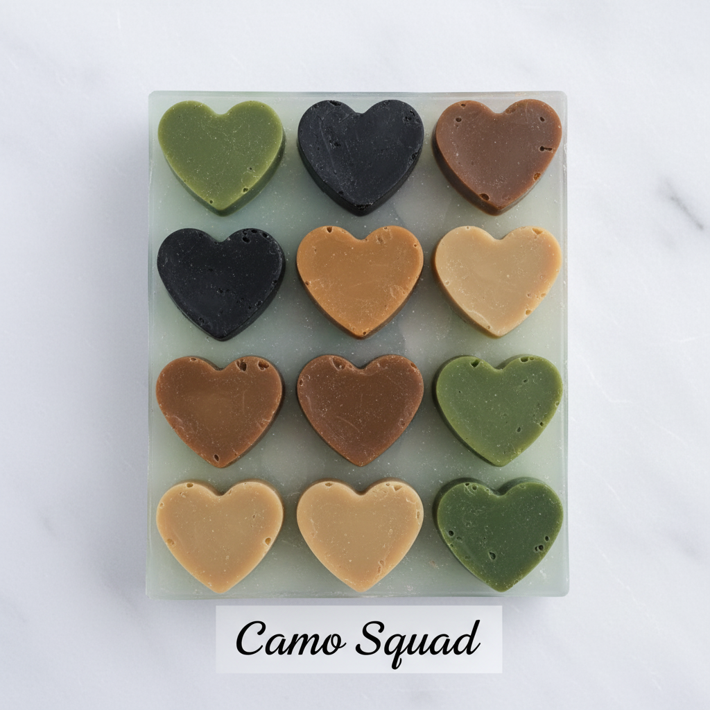 Heart Soap - Camo Squad