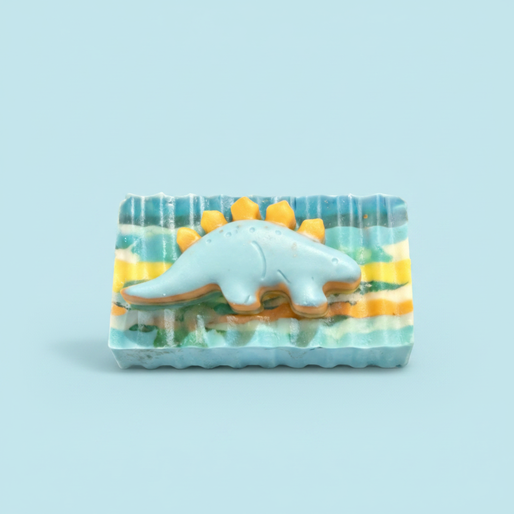 Dino Soap - pastel lifestyle shot
