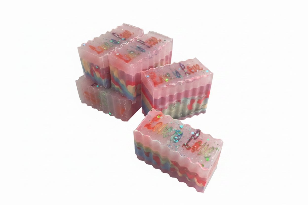 Love is Love Soap - stacked bars