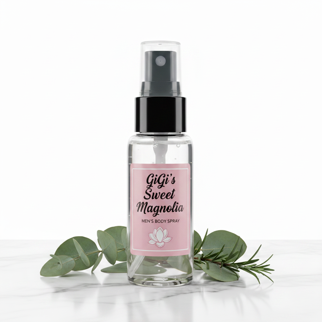 Men's Body Spray with Pink Label
