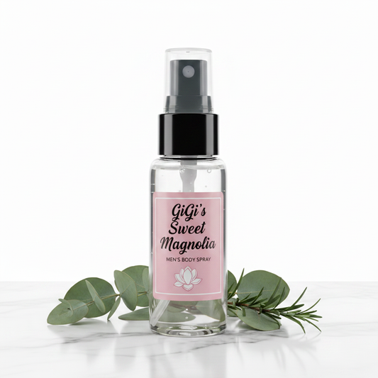 Men's Body Spray with Pink Label